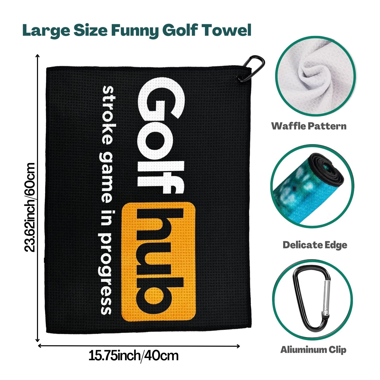 Zabawny ręcznik golfowy z mikr – Golf Equipment Stores recenzja i cena