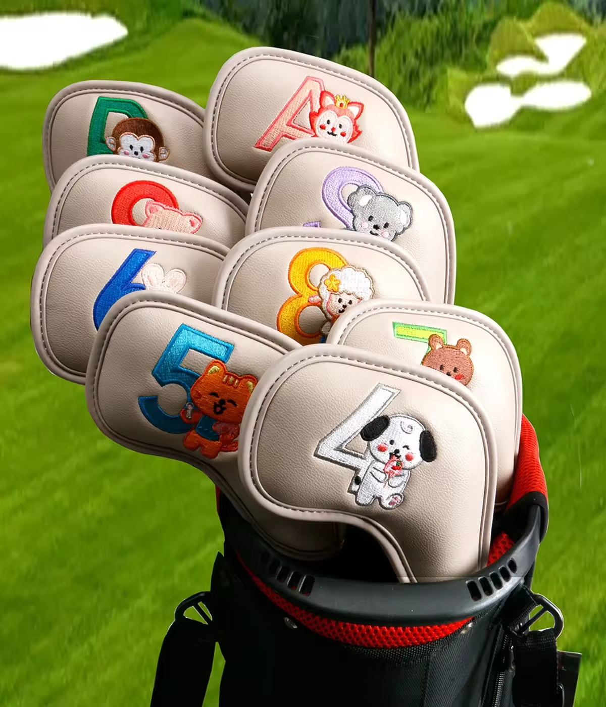 9 szt. Urocze pokrowce na głów – Golf Equipment Storage recenzja i cena