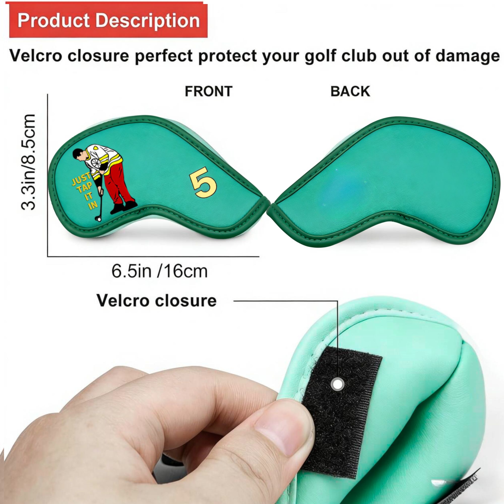 9 szt. Pokrowców na żelaza gol – Golf Equipment Storage recenzja i cena